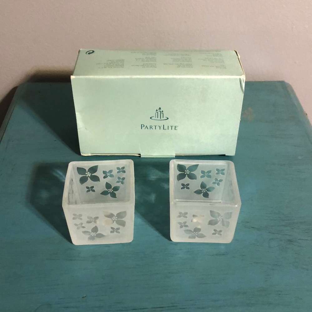 Partylite fruit fantasy candle holders